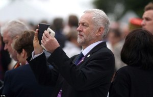 Corbyn chasing pokemon